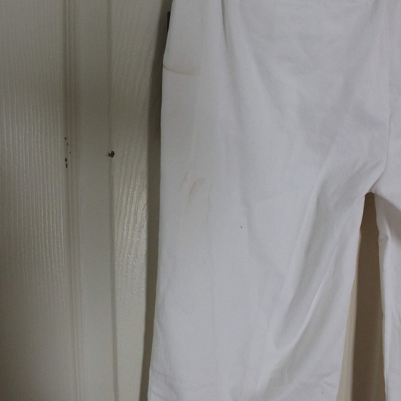 White Ann Taylor Loft slacks - nautical buttons - Picture 8 of 8